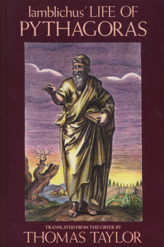 Iamblichus' Life of Pythagoras book cover by Thomas Taylor
