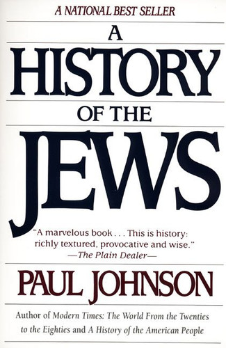A History of the Jews book cover by Paul Johnson
