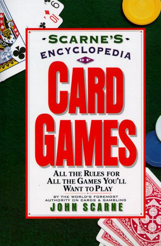 Scarne's Encyclopedia of Card Games book cover by John Scarne