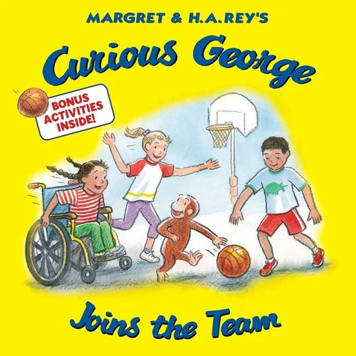 Curious George Joins the Team (Curious George) book cover by H. A. Rey