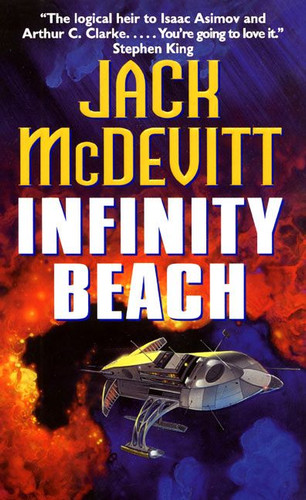 Infinity Beach book cover by Jack Mcdevitt