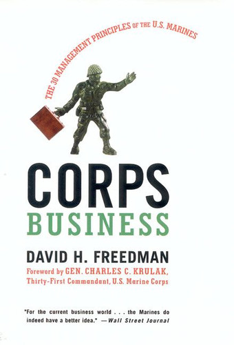 Corps Business: The 30 Management Principles of the U.S. Marines book cover by David H. Freedman