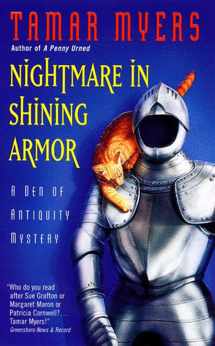 Nightmare in Shining Armor: A Den of Antiquity Mystery (Den of Antiquity #9) book cover by Tamar Myers