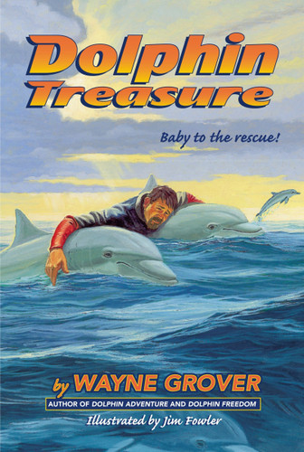 Dolphin Treasure book cover by Wayne Grover