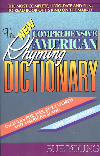 The New Comprehensive American Rhyming Dictionary book cover by Sue Young