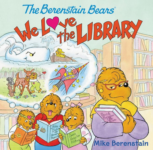 The Berenstain Bears: We Love the Library (Berenstain Bears #132) book cover by Mike Berenstain
