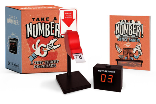 Take a Number!: A Tiny Ticket Dispenser (RP Minis) book cover by Mollie Thomas