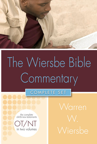 Wiersbe Bible Commentary 2 Vol Set book cover by Warren W. Wiersbe