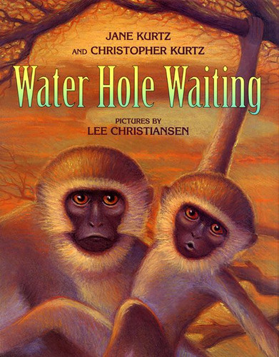 Water Hole Waiting book cover by & Christopher Kurtz, Jane