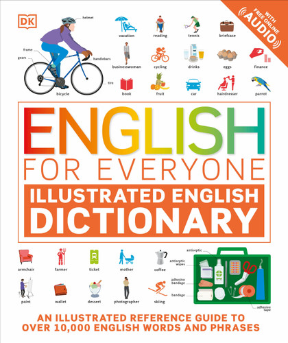 English for Everyone: Illustrated English Dictionary (DK English for Everyone) book cover by DK