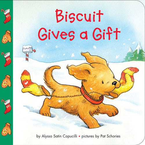 Biscuit Gives a Gift: A Christmas Holiday Book for Kids book cover by Alyssa Satin Capucilli