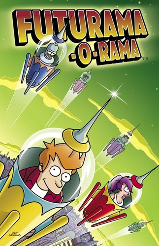 Futurama-O-Rama book cover by Matt Groening