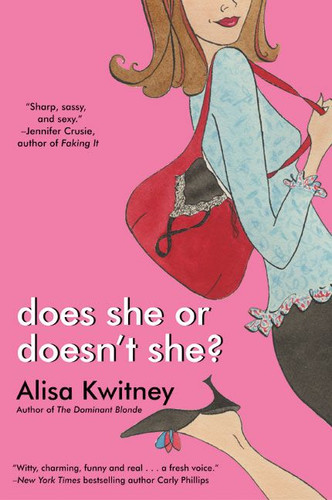 Does She or Doesn't She? book cover by Alisa Kwitney