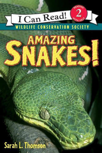 Amazing Snakes! (I Can Read Level 2) book cover by Sarah L. Thomson