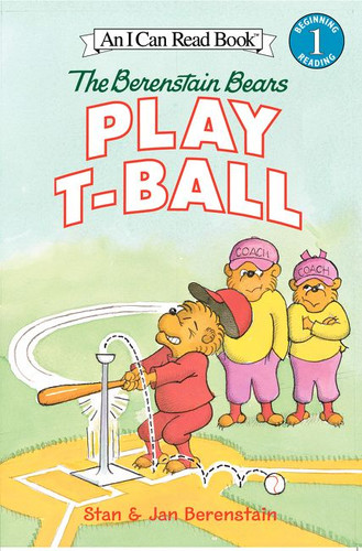 The Berenstain Bears Play T-Ball (I Can Read Level 1) book cover by Jan Berenstain, Stan Berenstain