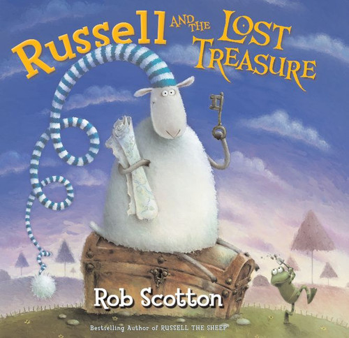 Russell and the Lost Treasure book cover by Rob Scotton