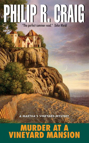 Murder at a Vineyard Mansion book cover by Philip R. Craig