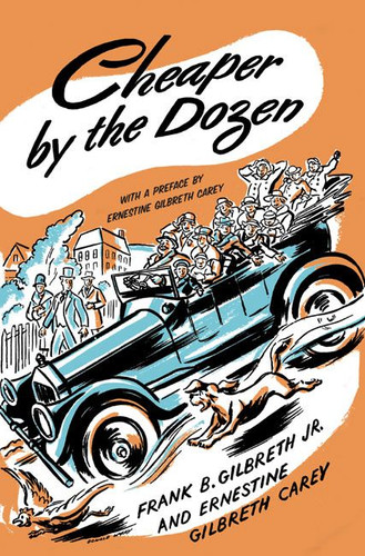 Cheaper by the Dozen (Perennial Classics) book cover by Frank B. Gilbreth, Ernestine Gilbreth Carey
