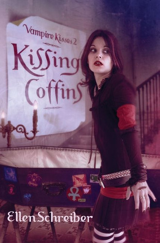 Vampire Kisses 2: Kissing Coffins (Vampire Kisses #2) book cover by Ellen Schreiber