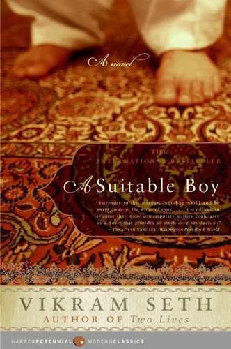 A Suitable Boy: A Novel (Perennial Classics) book cover by Vikram Seth