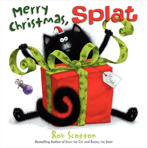 Merry Christmas, Splat: A Christmas Holiday Book for Kids (Splat the Cat #34) book cover by Rob Scotton