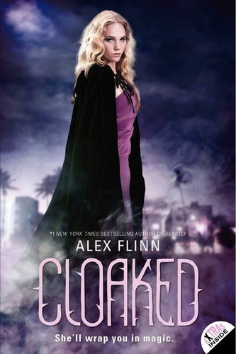 Cloaked book cover by Alex Flinn