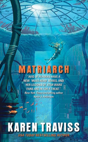 Matriarch book cover by Karen Traviss