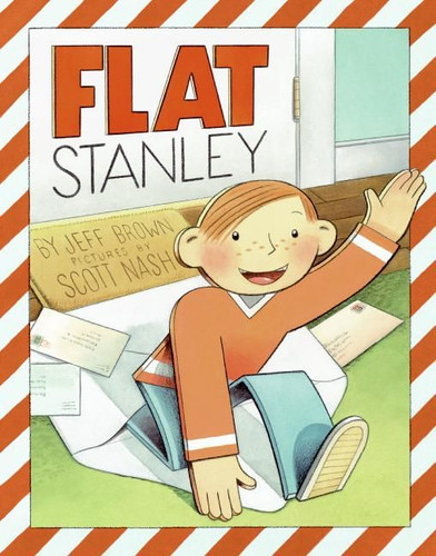 Flat Stanley (picture book edition) (Flat Stanley) book cover by Jeff Brown