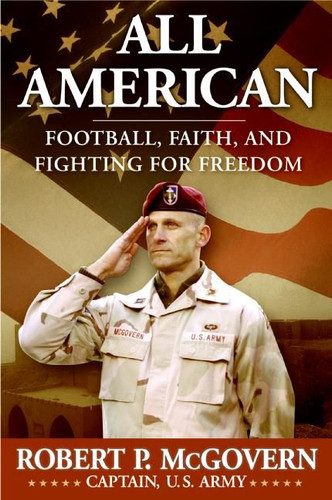 All American: Football, Faith, and Fighting for Freedom book cover by Robert McGovern