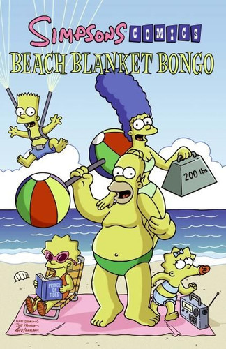 Simpsons Comics Beach Blanket Bongo book cover by Matt Groening