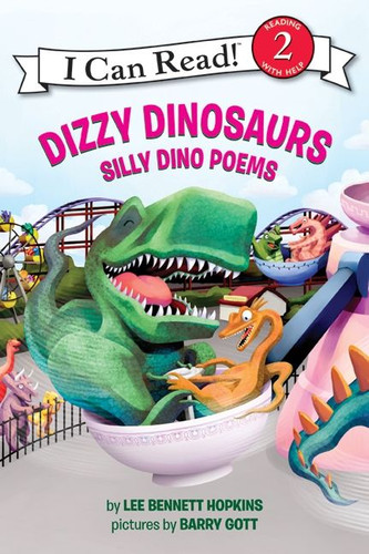 Dizzy Dinosaurs: Silly Dino Poems (I Can Read Level 2) book cover by Lee Bennett Hopkins