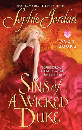 Sins of a Wicked Duke book cover by Sophie Jordan