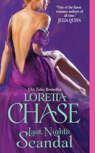Last Night's Scandal book cover by Loretta Chase
