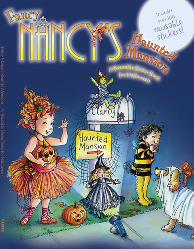 Fancy Nancy's Haunted Mansion: A Reusable Sticker Book for Halloween (Fancy Nancy) book cover by Jane O'Connor