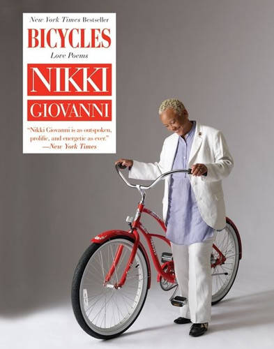 Bicycles: Love Poems book cover by Nikki Giovanni