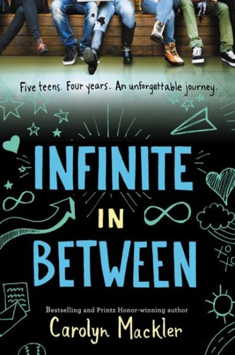 Infinite in Between book cover by Carolyn Mackler