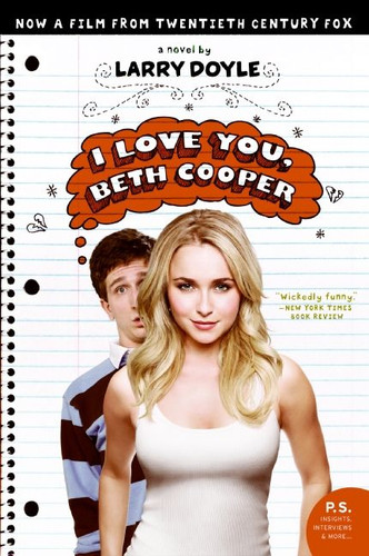 I Love You, Beth Cooper tie-in book cover by Larry Doyle