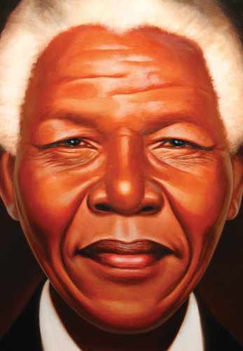 Nelson Mandela book cover by Kadir Nelson