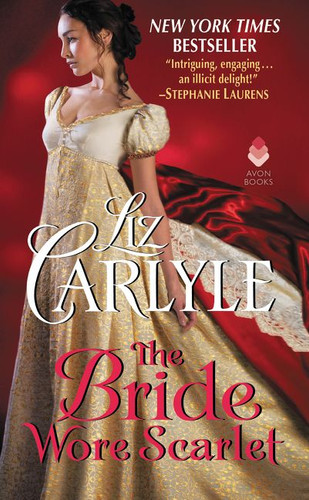 The Bride Wore Scarlet (MacLachlan Family & Friends #6) book cover by Liz Carlyle