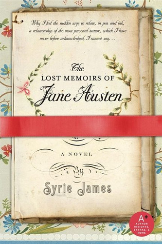 The Lost Memoirs of Jane Austen book cover by Syrie James