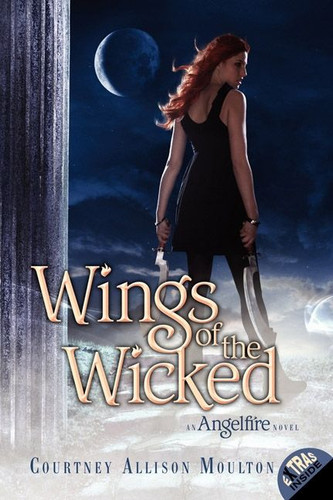 Wings of the Wicked (Angelfire #2) book cover by Courtney Allison Moulton
