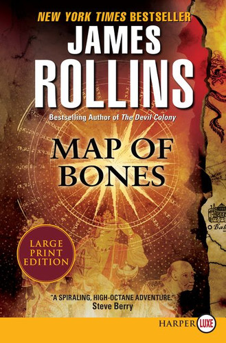 Map of Bones: A Sigma Force Novel (Sigma Force #2) book cover by James Rollins