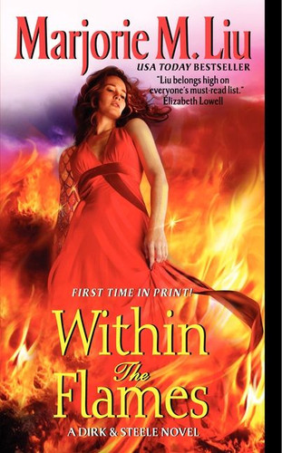 Within the Flames: A Dirk & Steele Novel (Dirk & Steele Series #11) book cover by Marjorie Liu