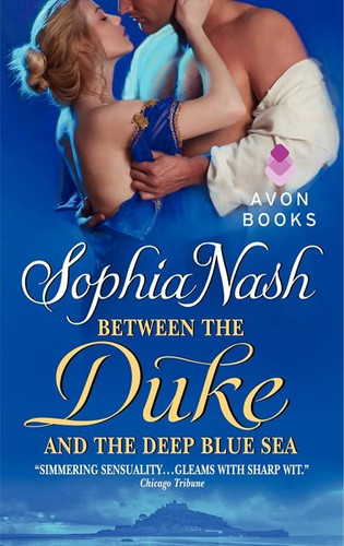 Between the Duke and the Deep Blue Sea (Royal Entourage #1) book cover by Sophia Nash