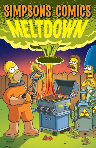 Simpsons Comics Meltdown book cover by Matt Groening