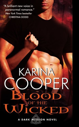 Blood of the Wicked: A Dark Mission Novel (Dark Mission #1) book cover by Karina Cooper
