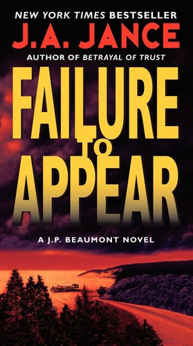 Failure to Appear: A J.P. Beaumont Novel (J. P. Beaumont Novel #11) book cover by J. A. Jance