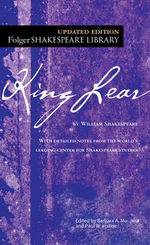 King Lear (Folger Shakespeare Library) book cover by William Shakespeare
