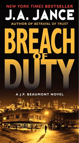 Breach of Duty: A J. P. Beaumont Novel (J. P. Beaumont Novel #14) book cover by J. A. Jance