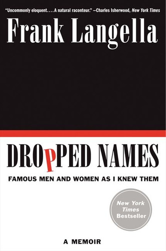 Dropped Names: Famous Men and Women As I Knew Them book cover by Frank Langella